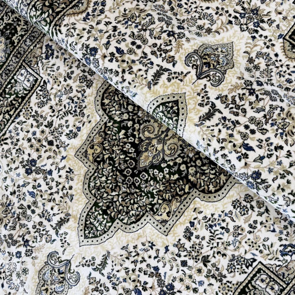 سجاد كلاسيك مخملي فاخر اخضر