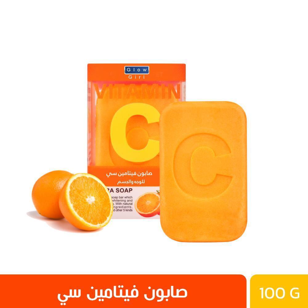 صابون فيتامين سي للوجة والجسم  100 جم