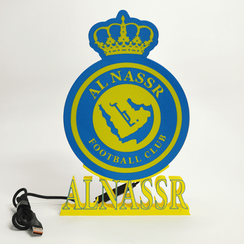 شعار النصر مع led