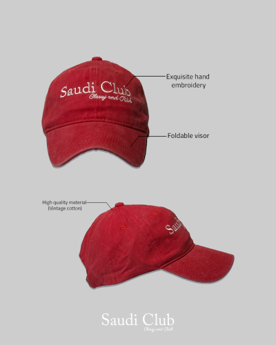 “ SAUDI CLUB - RED CAP “