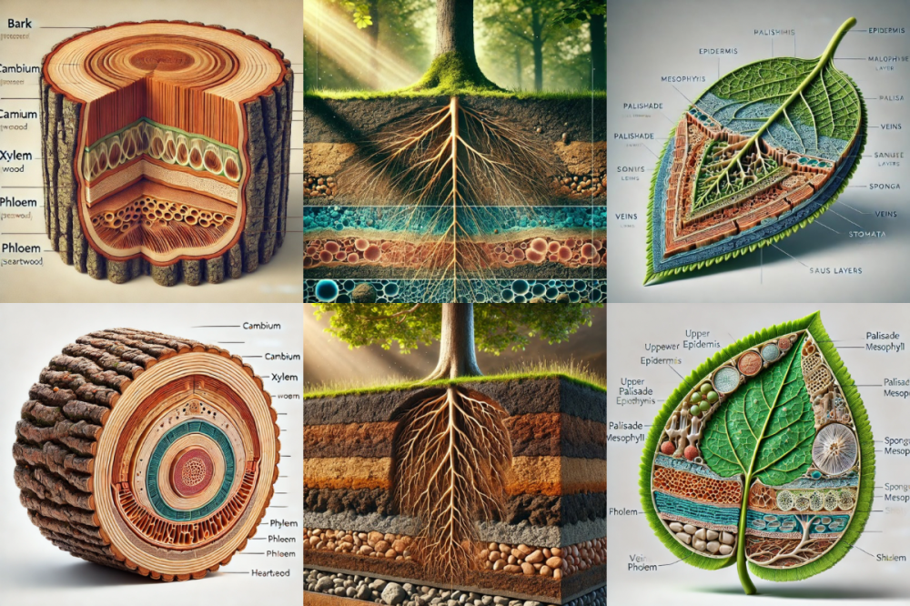 “أجزاء الشجرة: شرح علمي تفصيلي بطريقة مبسطة للجميع”