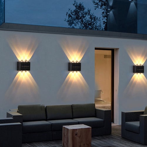 4 مصباح LED بالطاقه الشمسيه مقاوم للماء