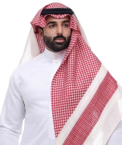 شماغ بروجيه رجالي أحمر خطوط بيج موديل 3