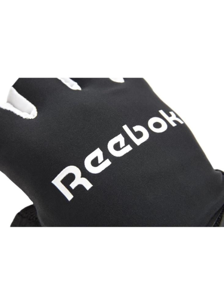 ريبوك فتنس زوج قفازات تدريب - L - أسود