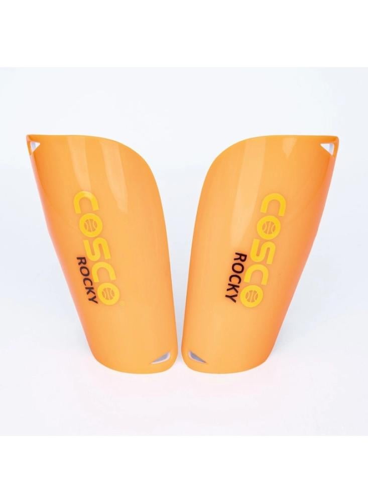 كوسكو زوج دعامة الساق لكرة قدم - مقاس A - برتقالي