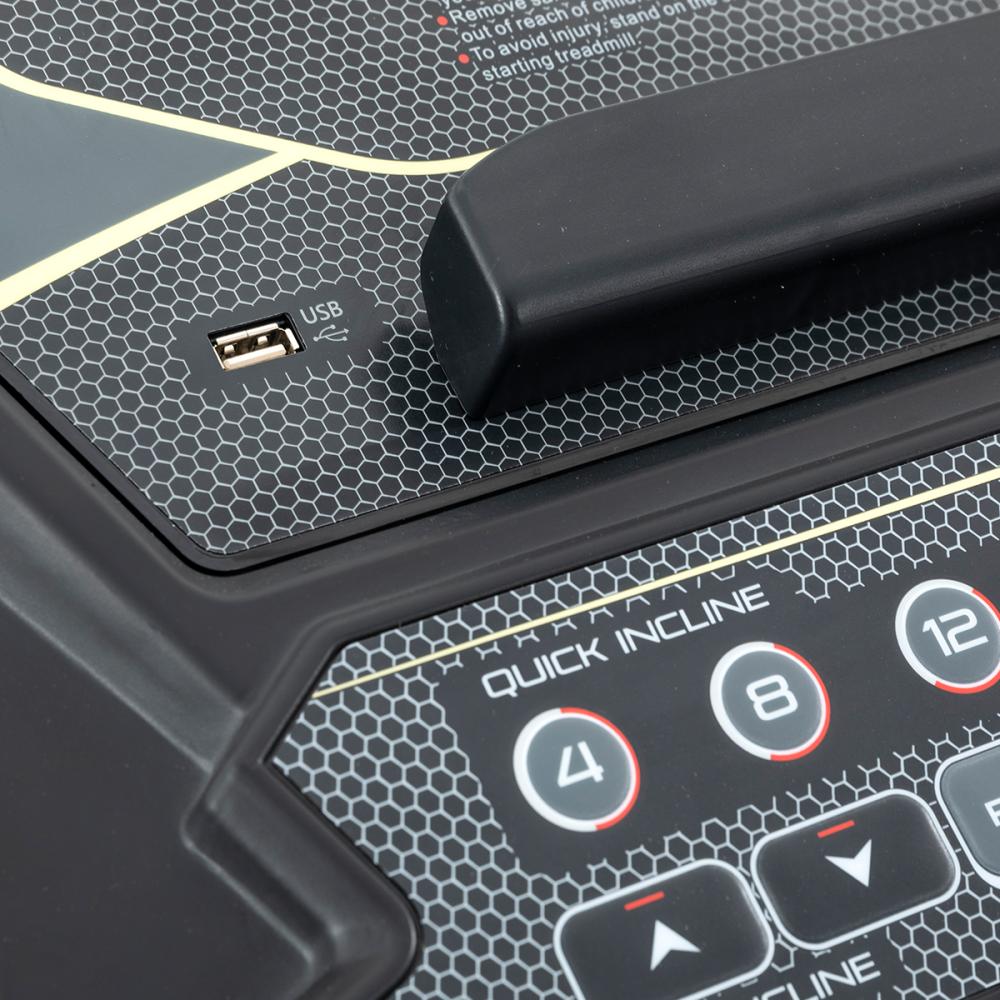 لوحة تحكم جهاز سير كهربائي قابل للطي 4 حصان شاشة LCD مع أزرار تشغيل