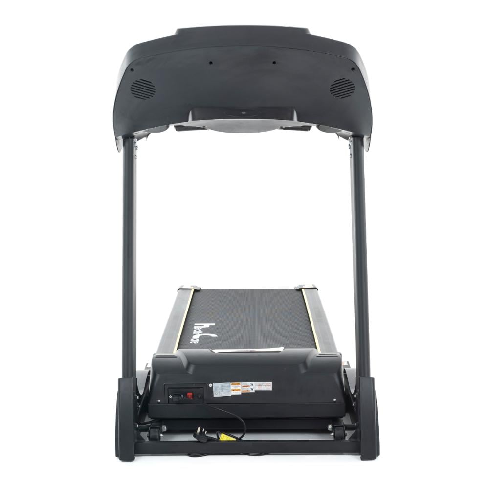 منظر أمامي كامل لجهاز سير كهربائي قابل للطي 4 حصان سطح جري واسع ومتين
