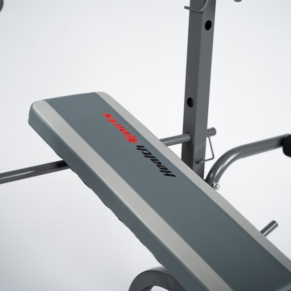 هلثكير كرسي أثقال متعدد التمارين والمستويات - رمادي - GB367B