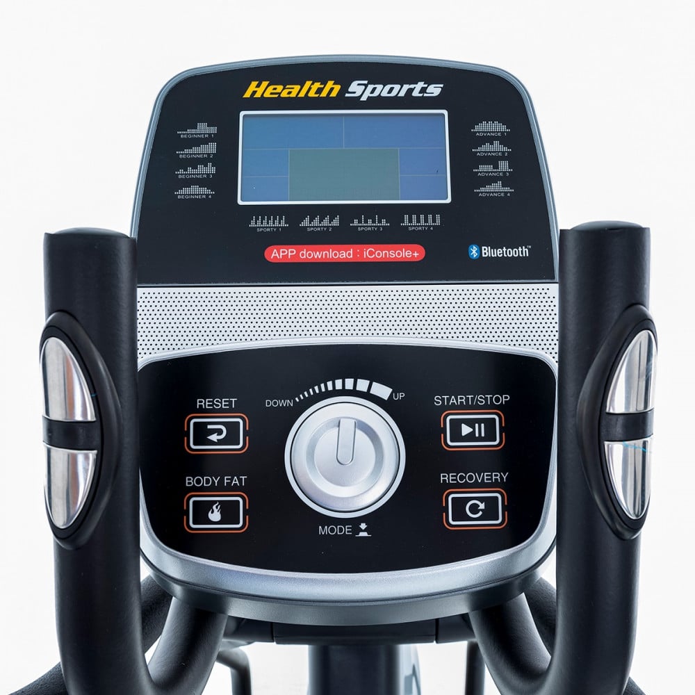 افضل جهاز أوربتراك رياضي من هلثكير صورة قريبة للشاشة