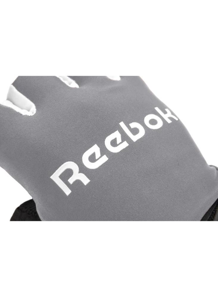 ريبوك زوج قفازات تدريب للجنسين - M - رمادي