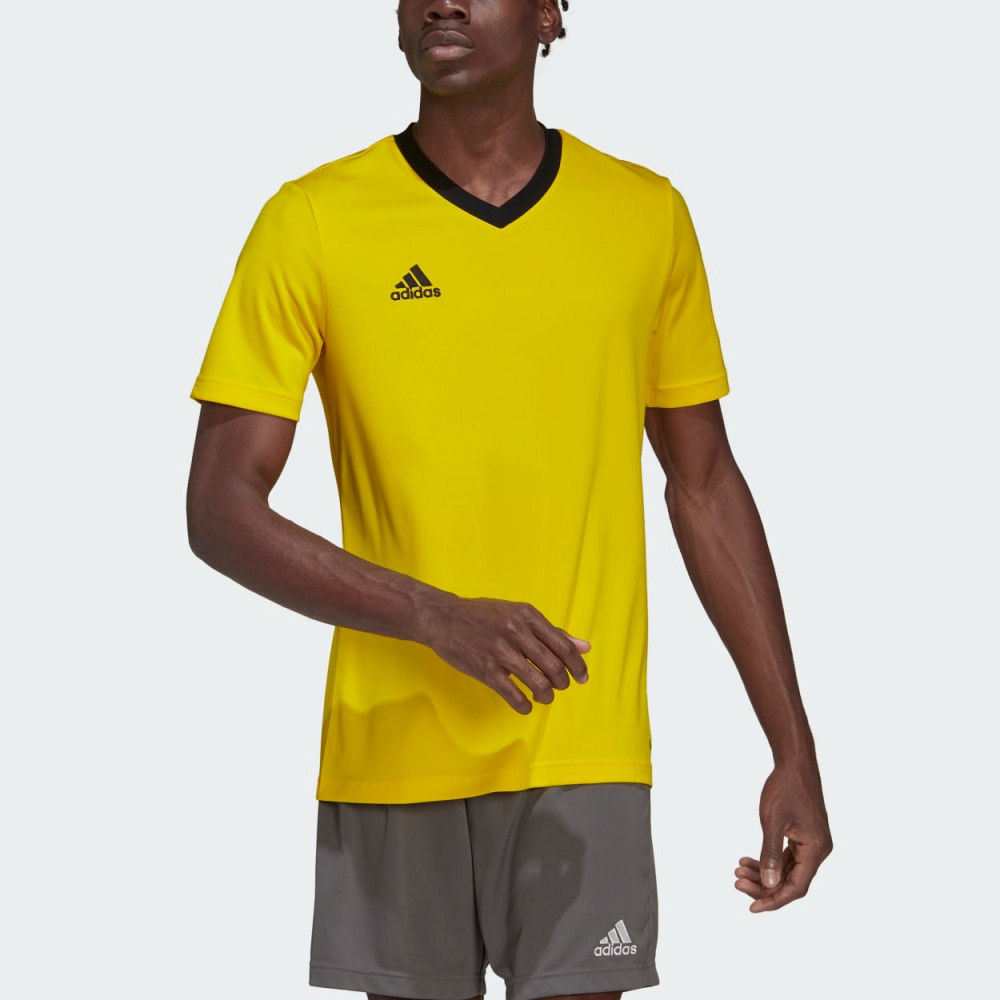 mens yellow adidas t shirt