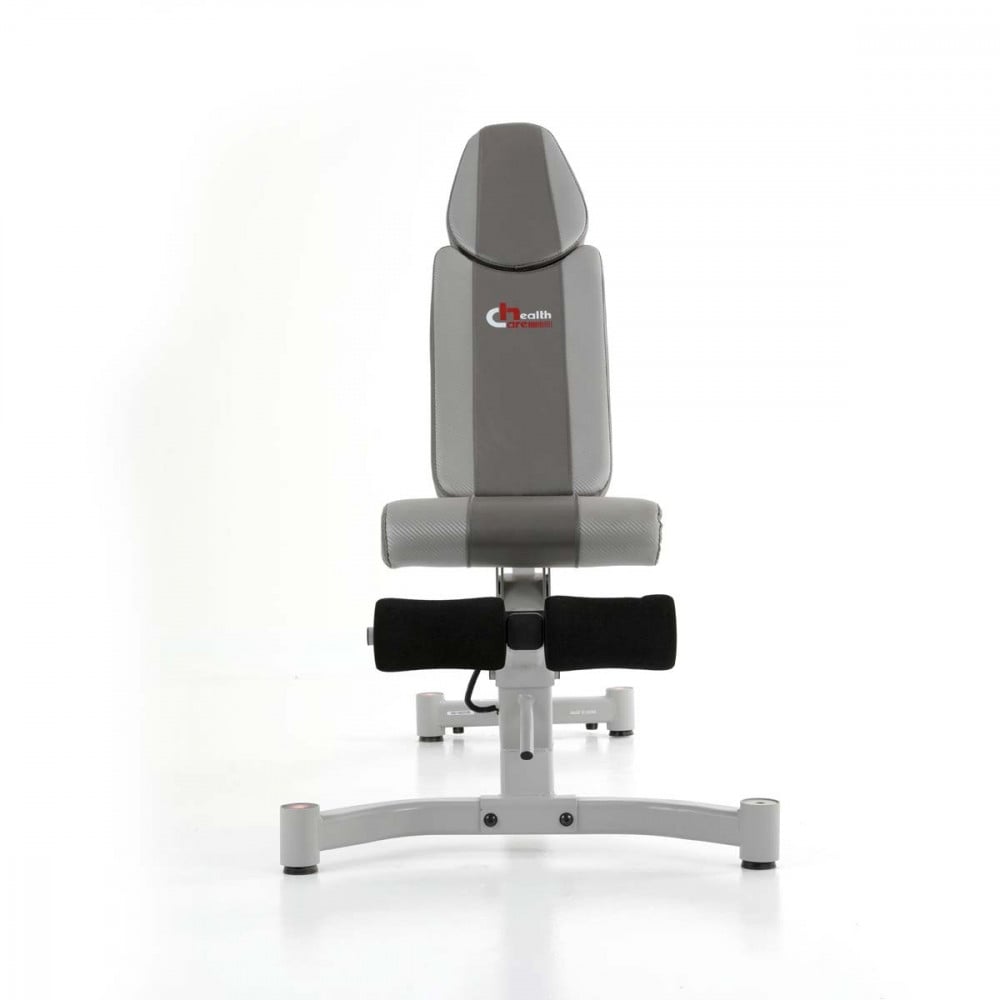 هلثكير كرسي تمارين البطن والظهر المائل 155x67x126 سم - رمادي - GB-509H