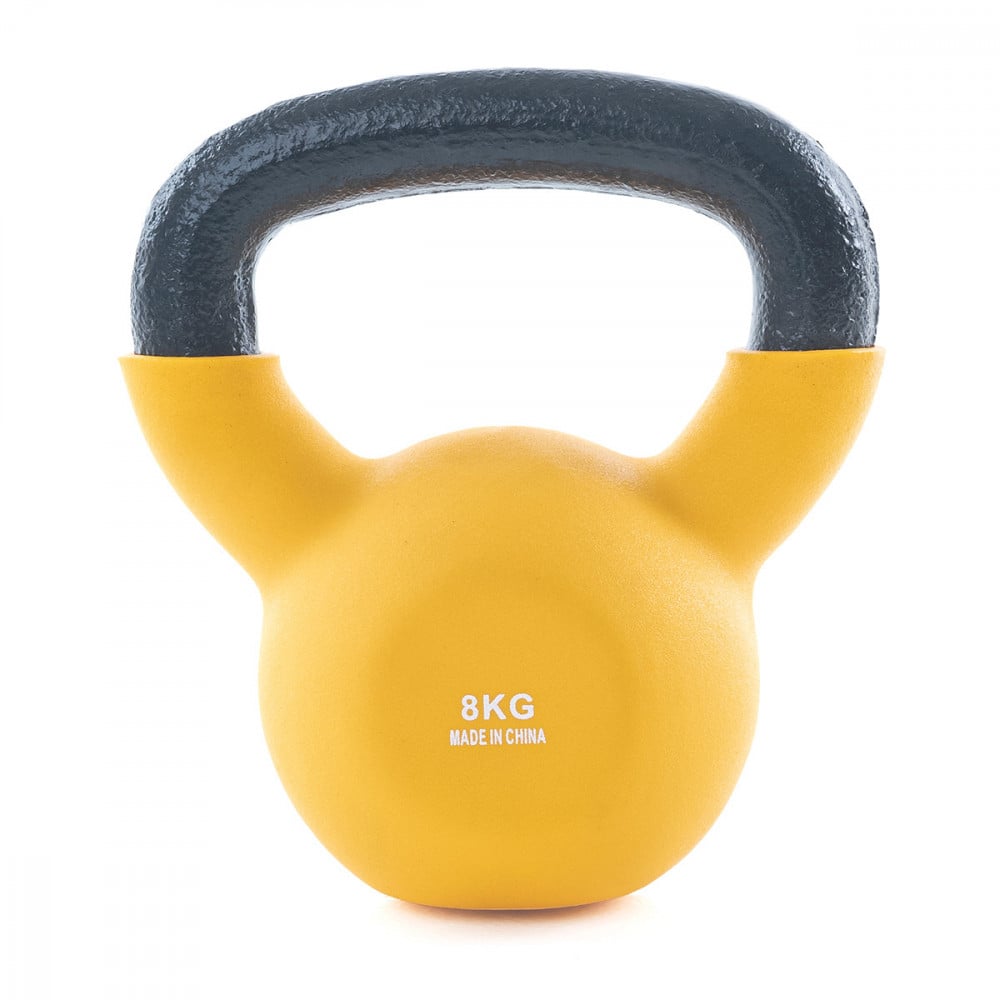 أرمان كيتل بيل 8 كيلو نيوبرين أصفر بمقبض أسود - IR92007-8