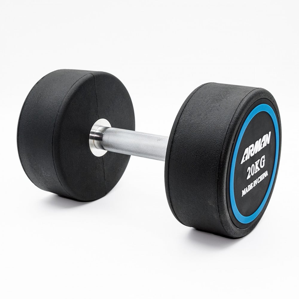 أرمان دمبلز رياضية لتمارين رفع الأثقال بوزن 20 كيلو - أسود - P1559-20KG