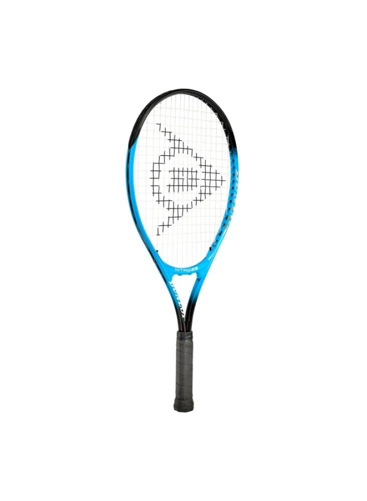 دانلوب مضرب تنس نيترو 23 جونيور - أزرق وأسود