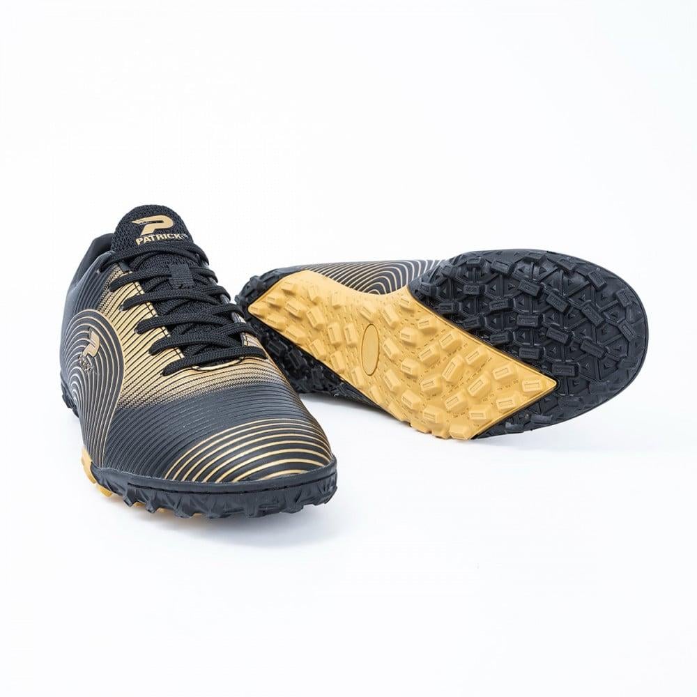 حذاء كرة قدم عشب صناعي رجالي من باتريك _ PFBM2305-BKGO
