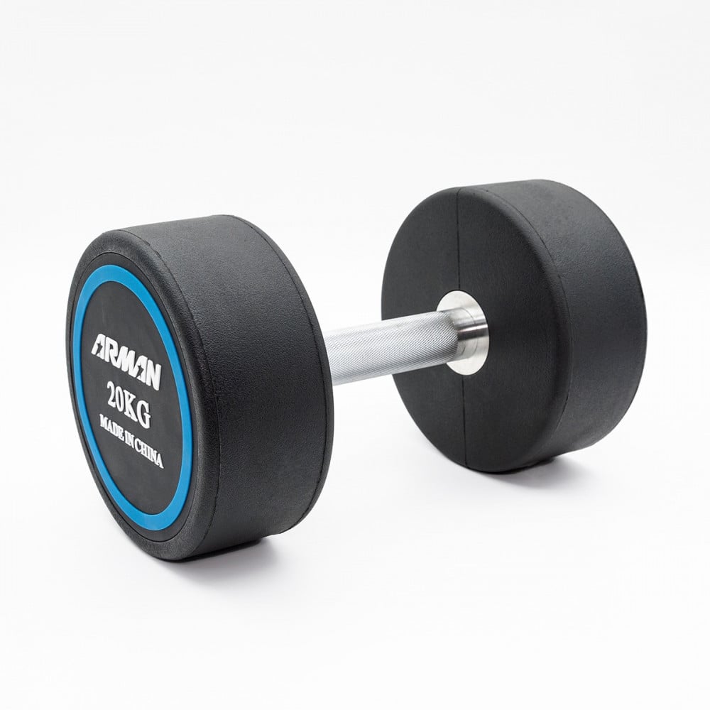 أرمان دمبلز رياضية لتمارين رفع الأثقال بوزن 20 كيلو - أسود - P1559-20KG