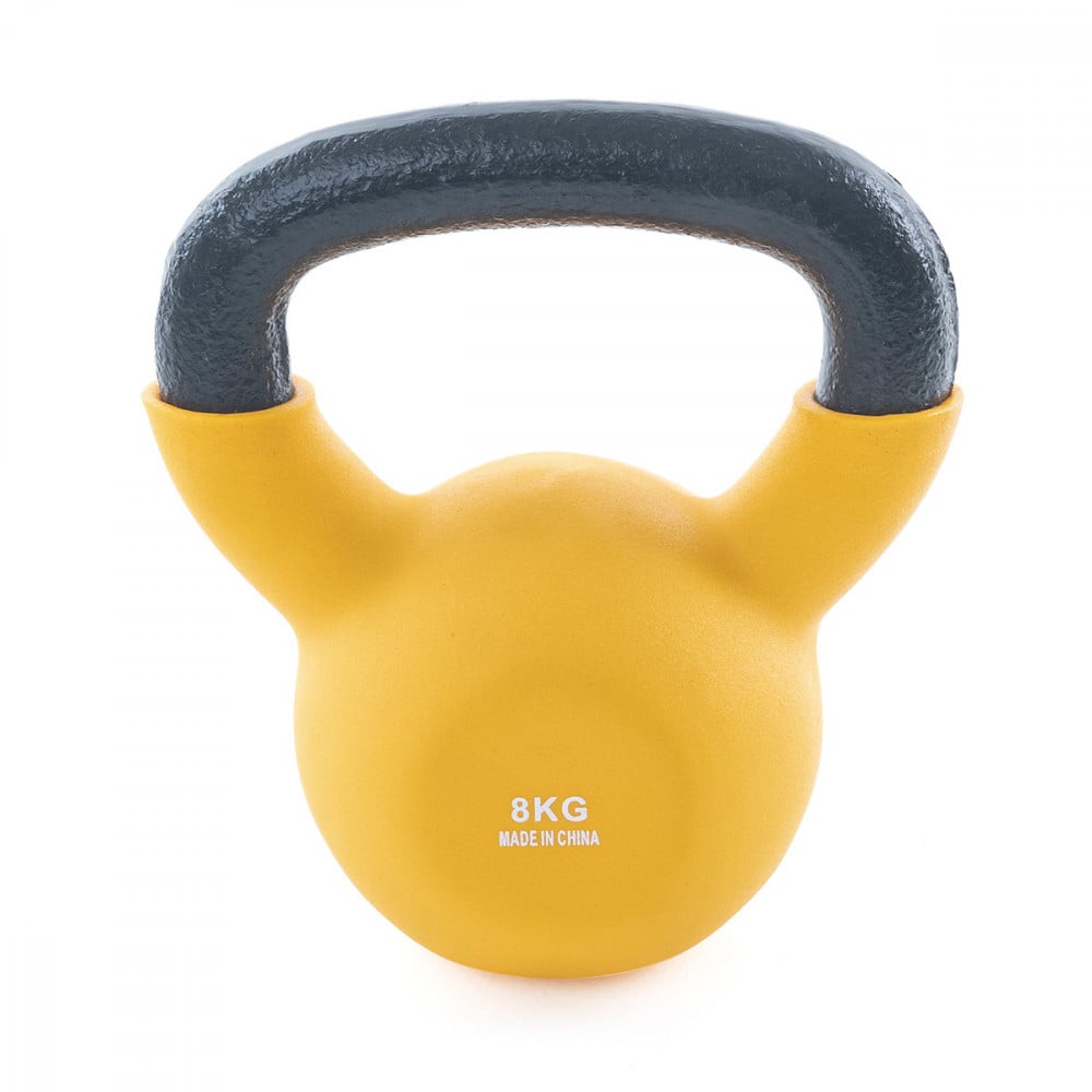 أرمان كيتل بيل 8 كيلو نيوبرين أصفر بمقبض أسود - IR92007-8