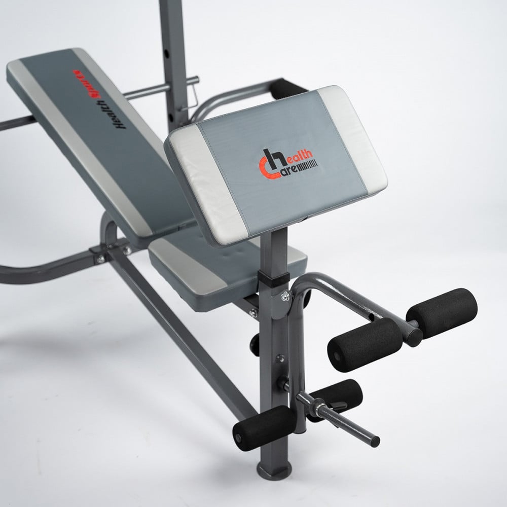 هلثكير كرسي أثقال متعدد التمارين والمستويات - رمادي - GB367B