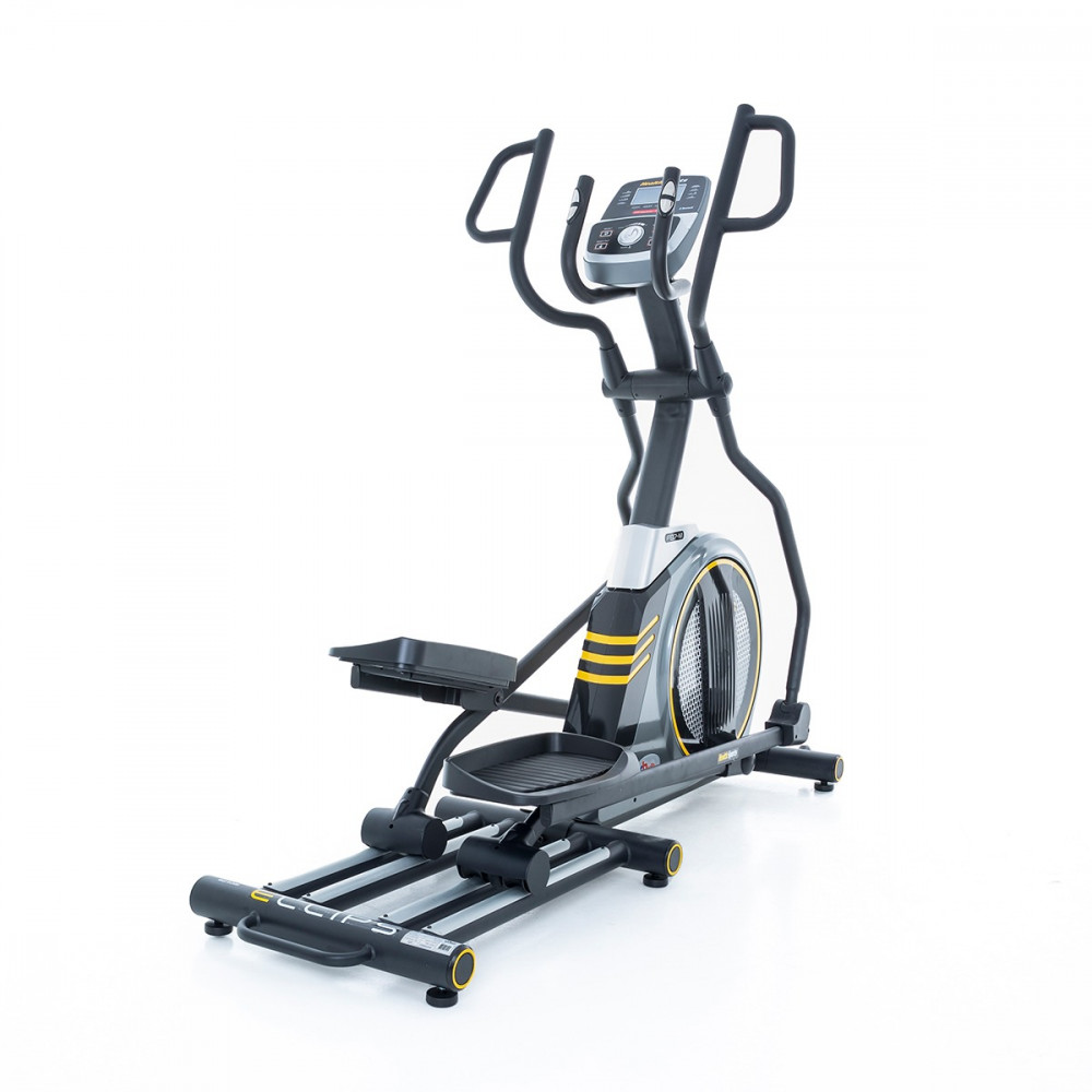 جهاز Elliptical رمادي مع مقابض متعددة