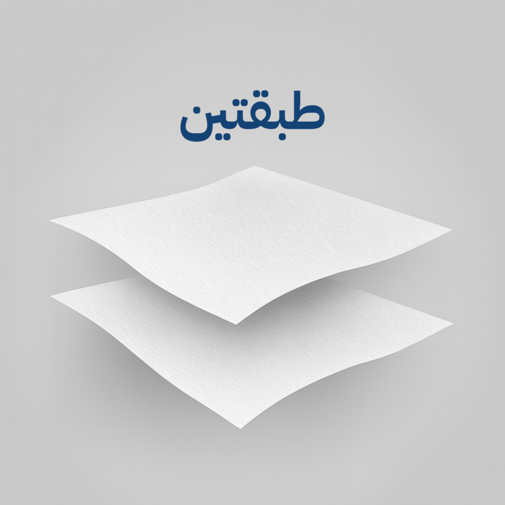 طبقتين مناديل بلاتينا