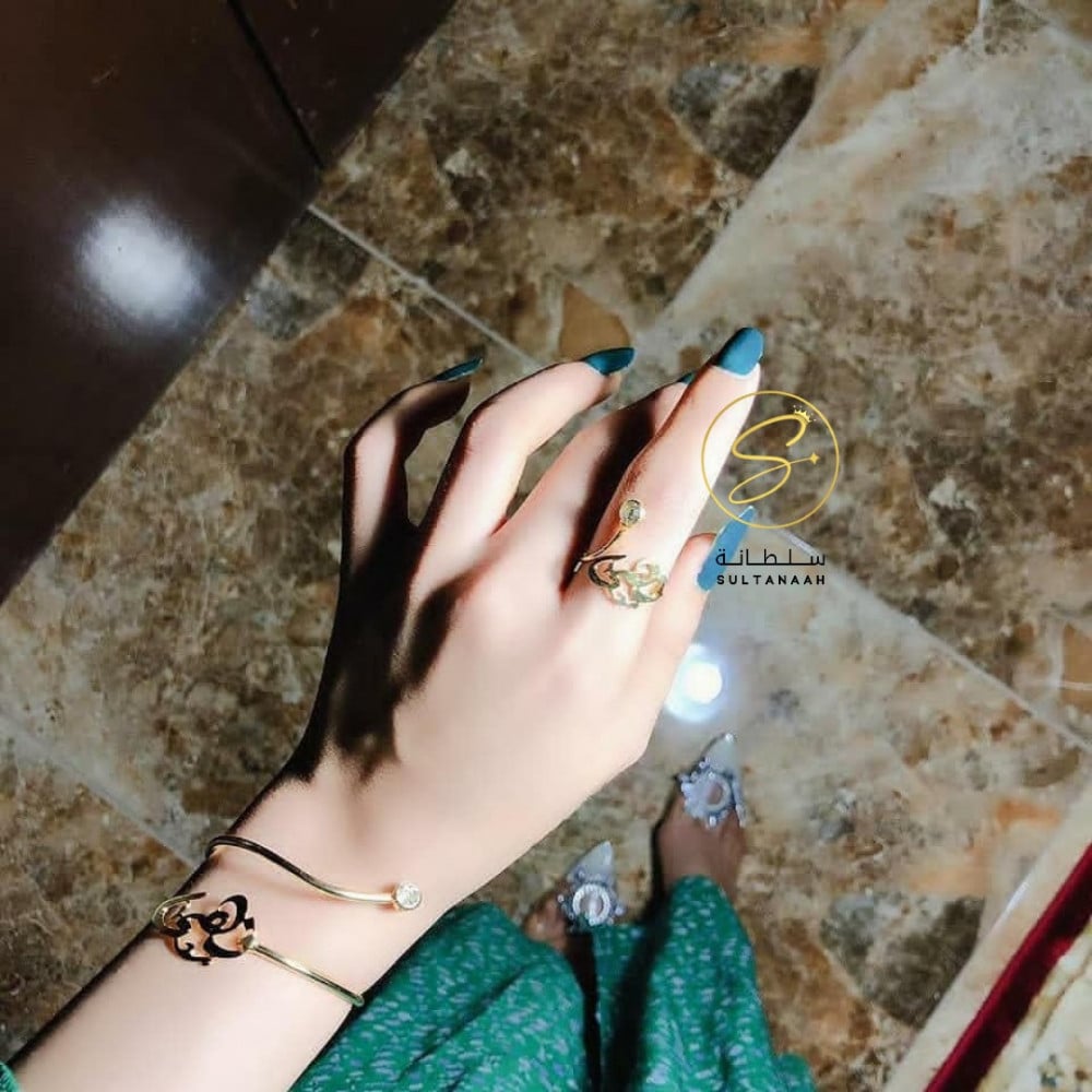 اسواره مع الخاتم بالاسم والزركون