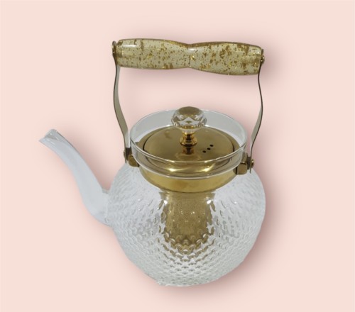 براد شاي زجاج شفاف، سعة 1500 مل