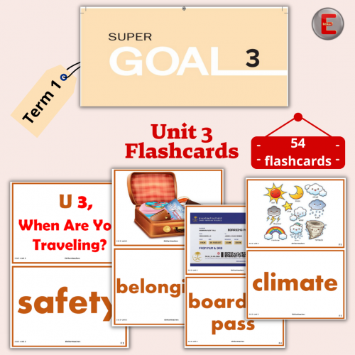 فلاشات سوبر قول 3 (Super Goal 3-Term1-Unit 3)
