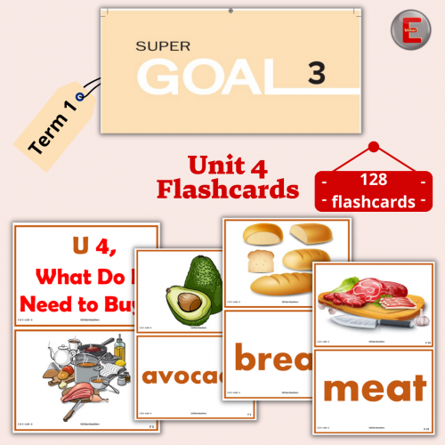 فلاشات سوبر قول 3 (Super Goal 3-Term1-Unit 4)