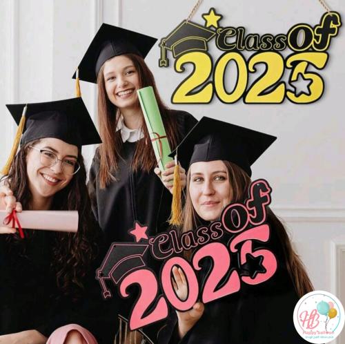 لافته خشبيه لتخرج 2025