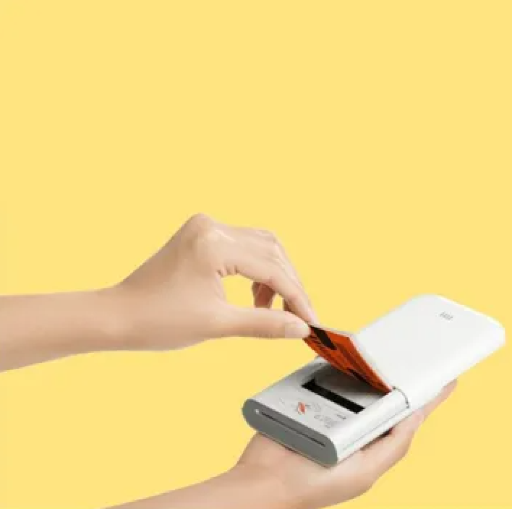 طابعة الصور للجيب من شاومي + حقيبة + 15 ورقات طباعة