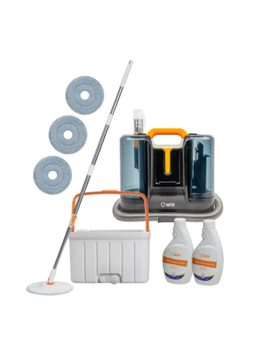 بكدج مكنسة البقع الصعبة و الممسحة