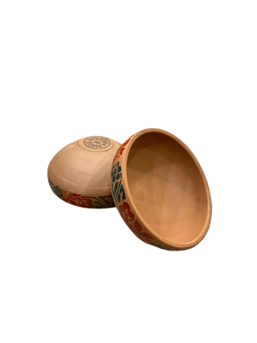 صحن فخار منقوش