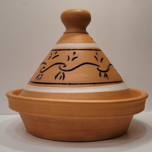 طاجن كبير  منقوش الطول35 والعرض34