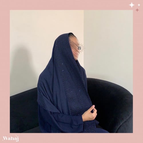 طرحة شتوية كحلي