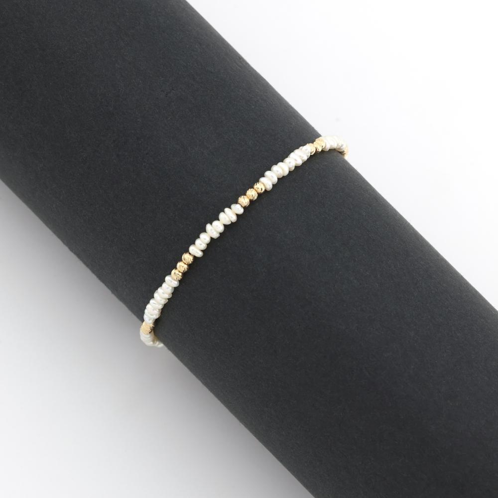 Pearl bracelet gold designs online