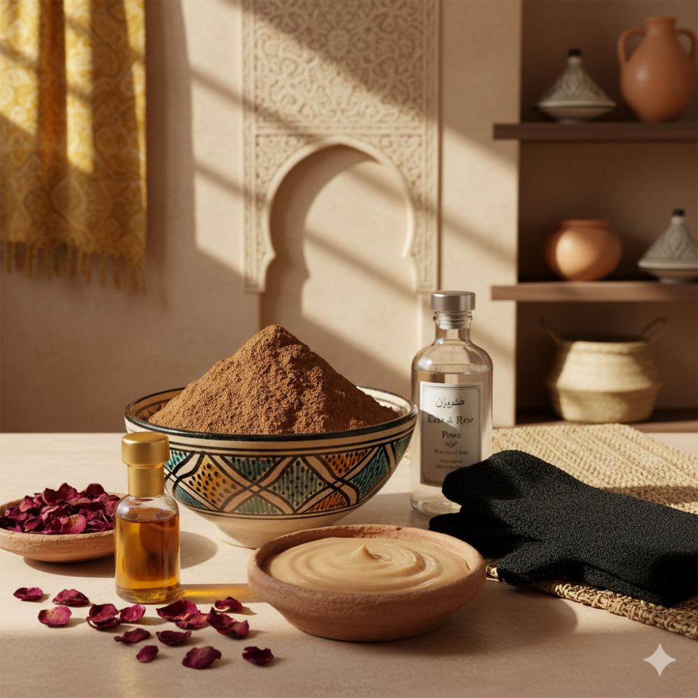 فوائد الغاسول المغربي للعناية بالجسم والبشرة