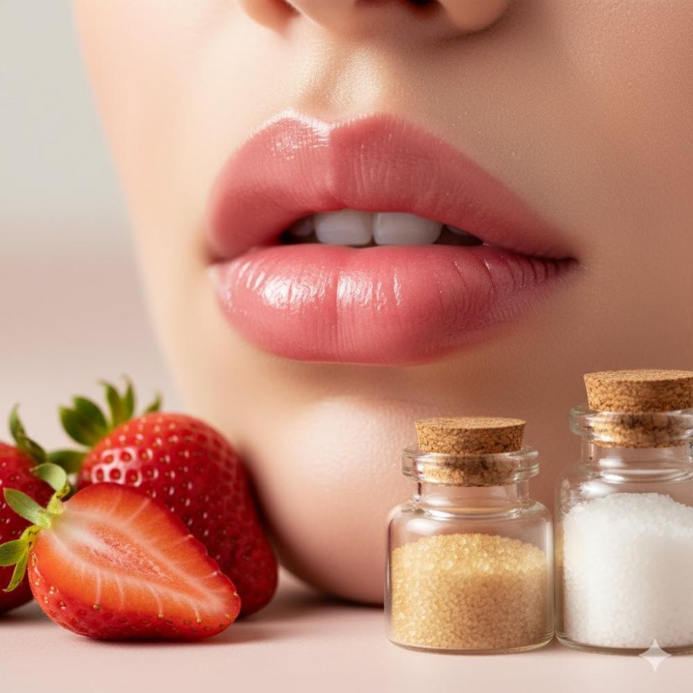 مقشر شفاه طبيعي