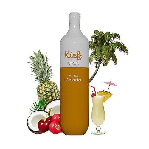 سحبة جاهزة كيف بنكهة فواكه استوائية 3000 موشة KIEF Cirok Pina Colada D