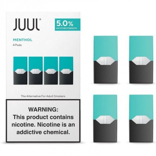 بودات جول معباة بنكهة المنثول نعناع - JUUL Pods Menthol