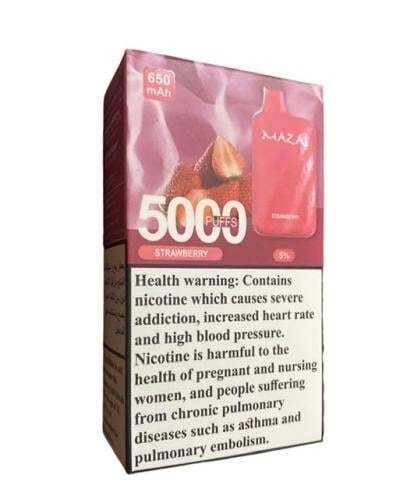 سحبه مزاج فراوله  5000 موش 50 نيكوتين