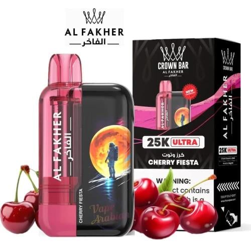 سحبه كراون بار الفاخر الترا كرز وتوت  25000 موش 5نيكوتين