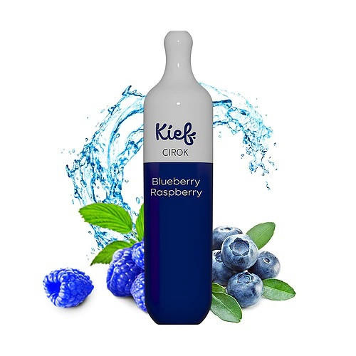 سحبة جاهزة كيف بنكهة عنب توت 3000 موشة KIEF Cirok Blueberry Raspberry