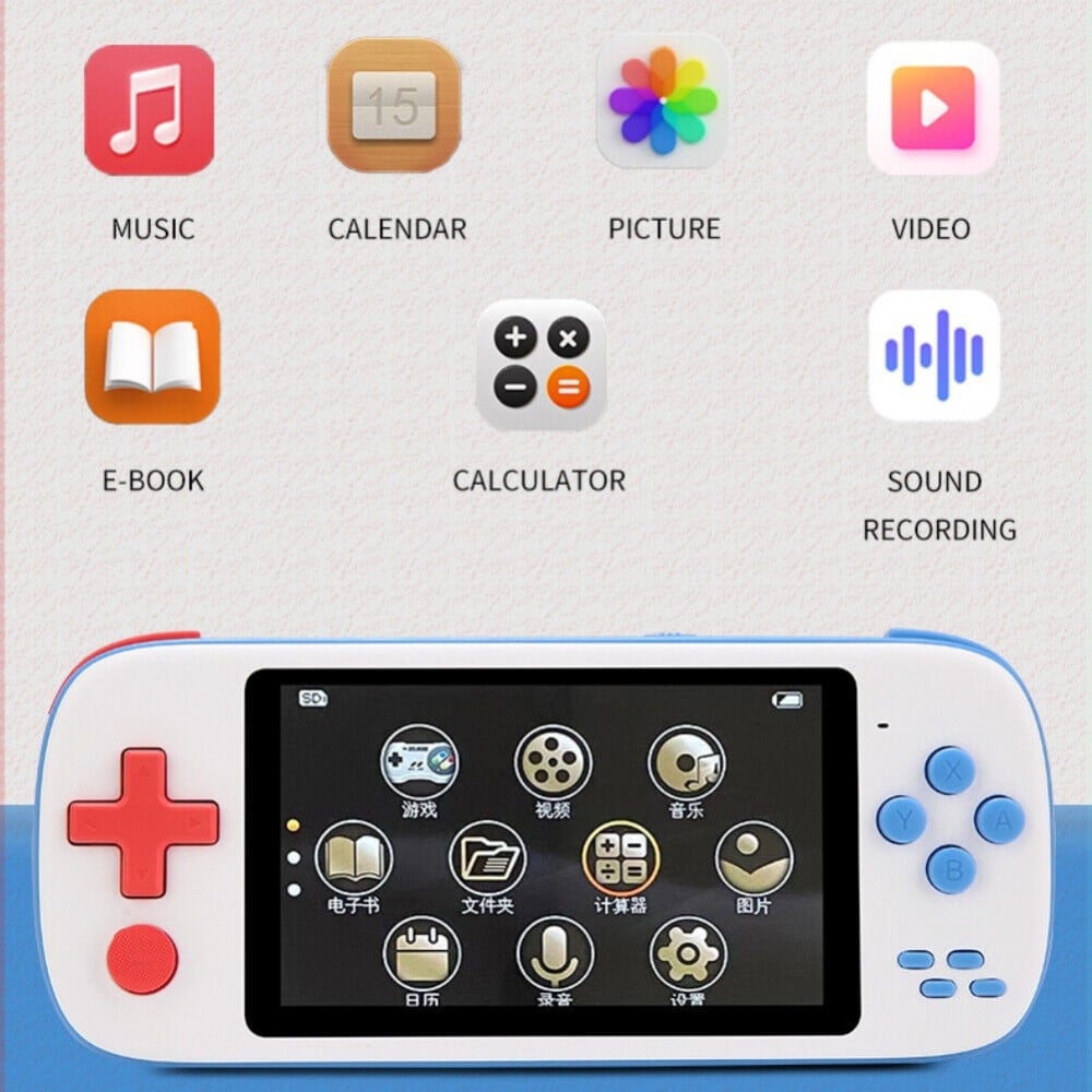 جهاز العاب XY-11 Retro Handheld Game Console 4.3 inch Video Game Player 6800 Games Built-in