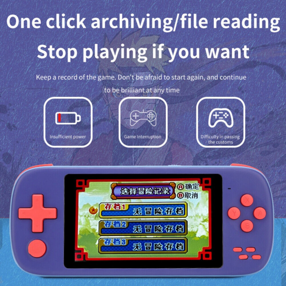 جهاز العاب XY-11 Retro Handheld Game Console 4.3 inch Video Game Player 6800 Games Built-in