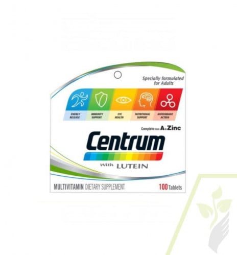 سنتروم مع لوتين متعدد الفيتامينات 100 قرص Centrum...
