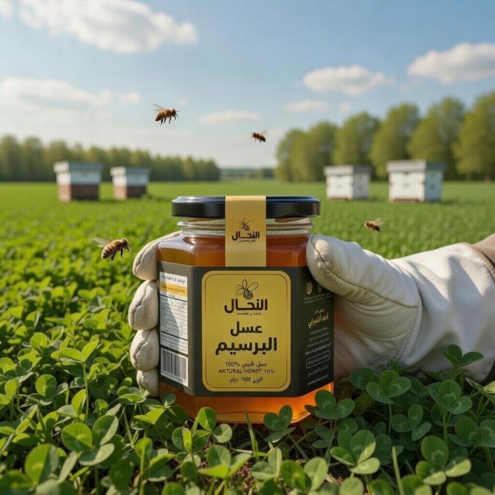 عسل زهرة برسيم القصيم