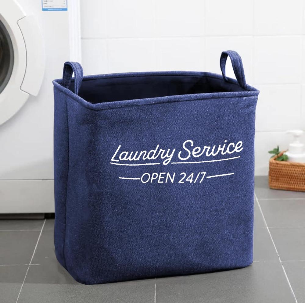 سلة غسيل كلاسيك داكن