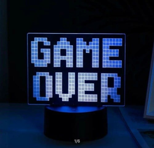 اضاءة قيم اوفر Game Over Light ب 7 الوان