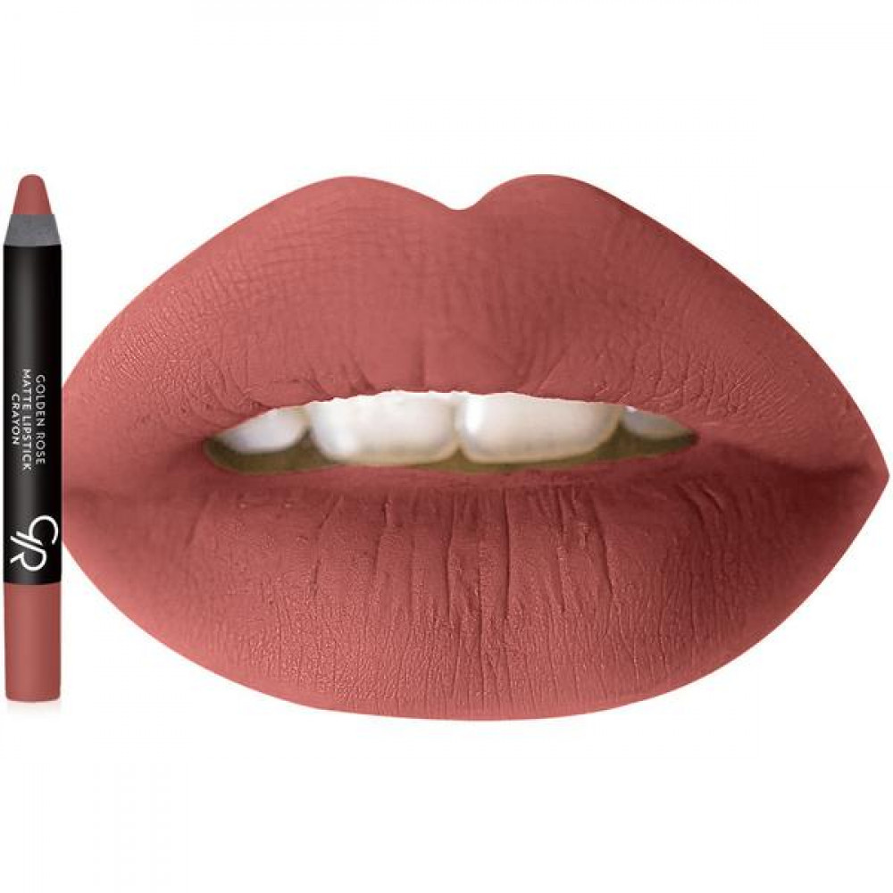 golden rose matte lipstick crayon 23